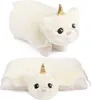 BRUBAKER Coussin doudou licorne - 2 en 1 peluche et coussin Voir les images du produit 1