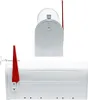 Wiltec Set US Mailbox biała 180 x 220 x 480 mm, amerykańska Podgląd zdjęcia produktu 4