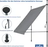 osoltus Balkon Klemmmarkise 250 x 130cm Balkonmarkise Produktbild-Vorschau 3