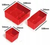 Plastový organizér 12 červených krabiček NORB 287x186x50 mm Anteprima dell’immagine prodotto 5