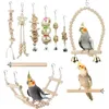 Ensemble de jouets pour oiseaux, 10 pièces : perchoir, Voir les images du produit 1