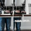 Organizér káblov Maclean pod stôl max. zaťaženie 5 kg biely Náhľad obrázku produktu 6