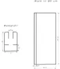 Walk-in Duschabtrennung Duschwand Seitenwand 90 cm Scherben Produktbild-Vorschau 6