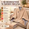 Heizdecke zum Umhängen 150 × 80 cm, USB-Heizcape mit Produktbild-Vorschau 7