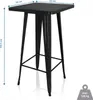 hjh OFFICE Bartisch VANTAGGIO HIGH T Stehtisch Stahl Produktbild-Vorschau 5
