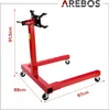 Cavalletto motore AREBOS 570 kg | ruotabile a 360°, solido Anteprima dell’immagine prodotto 12