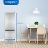 Exquisit Kühl-Gefrierkombination KGC231-60-E-050C inoxlook Produktbild-Vorschau 4
