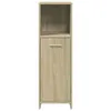 Design Badezimmerschrank Sonoma-Eiche 30x30x95 cm Produktbild-Vorschau 4