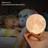 Lampe 3D Mond, 15 cm – 16 couleurs, variateur d'intensité, Voir les images du produit 3