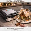 Syntrox Germany Lebkuchenhaus Waffeleisen Wechselplatten Produktbild-Vorschau 7