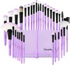 Make Up Pinsel Set 32 tlgs, Pinselset Lilac Schminkpinsel Produktbild-Vorschau 7