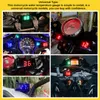 Motocyklový měřič teploty vody Ultra tenký LCD displej ABS Náhled obrázku produktu 3