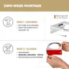 bremermann WC-Garnitur SAVONA inkl. Wandhalterung, Produktbild-Vorschau 6