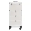 Coffret de maquillage Argent Chariot de salon avec tiroirs Voir les images du produit 5