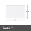 Glasbild 75x50cm in XXL für Wohnzimmer, Schlafzimmer Motiv Produktbild-Vorschau 6