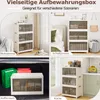 COSTWAY 213 L Skladacie úložné boxy, 3-poschodové Náhľad obrázku produktu 8