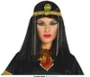 Ägypterin Damen Perücke mit Kopfschmuck Produktbild-Vorschau 2