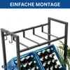 DanDiBo Getränkekistenregal 4 Kisten mit Gitter Haken  Produktbild-Vorschau 5
