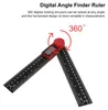 Digitálny uhlomer 2 v 1 – ľahký plastový nástroj, digitálny Náhľad obrázku produktu 7