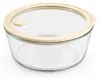 Runde Glas-Vershoudbak 240 ml mit luftdichtem Deckel, Produktbild-Vorschau 1
