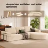Ecksofa Cord 265cm, Schlafsofa L-Form mit Abgerundeter Produktbild-Vorschau 4
