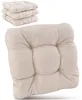 Beautissu Set di 4 cuscini per sedie Premium Natur HighLux Anteprima dell’immagine prodotto 1