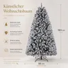 183 cm Künstlicher Weihnachtsbaum Beflockt mit Schnee, ca. Produktbild-Vorschau 2