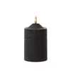 LED Kerzenset - Rustik-Optik - Echtwachs - 3D Flamme - H: 15cm - Timer - schwarz - 4er Set Produktbild-Vorschau