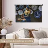 MuchoWow® Wandteppich Wandbehang Mädchen mit Perlenohrring Produktbild-Vorschau 2