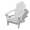vidaXL Chaise de jardin en bois blanc Voir les images du produit 11