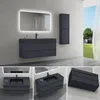 doporro Mobile Bagno Sospeso Mobiletto Sottolavabo da 120 Anteprima dell’immagine prodotto 2