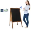 Oboustranné dřevěné reklamní áčko s křídovou tabulí 61x118 Náhled obrázku produktu 4