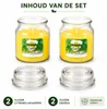 Candela profumata alla citronella - Set da 2 – Allontana le Anteprima dell’immagine prodotto 6