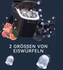 ecozy Eiswürfelmaschine Selbstreinigungs, 1,2L Wassertank, Produktbild-Vorschau 3