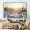 MuchoWow® - Leinwandbilder - Strand - Sonne - Düne - Gras - Produktbild-Vorschau 7