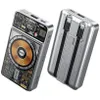 Two silver power banks are shown from different angles against a white background. Produktbild-Vorschau