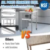 VEVOR Komerční stůl z nerezové oceli 61 x 61 x 91,4 cm, Náhled obrázku produktu 3