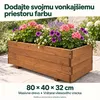 IvoQ Drevený kvetináč – 80 x 40 x 32 cm – drevo – Na Náhľad obrázku produktu 8