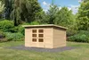 Karibu Gartenhaus Gerätehaus Stockach 5 naturbelassen Produktbild-Vorschau 3