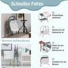2 in 1 Wickeltisch Klappbar & Badewanne mit Gestell, Produktbild-Vorschau 2