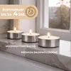 HORECA CANDLES tea lights 800 pz - bianco, 4h di Anteprima dell’immagine prodotto 7