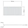 DEOS Grillrost aus Edelstahl 70 × 33 cm Produktbild-Vorschau 5