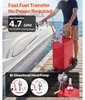 SucceBuy 56,8L mobiler Kraftstofftank mit Handpumpe, Rot, Produktbild-Vorschau 3