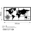 Wallity, World Map 9-L, Dekoratives Wandaccessoire aus Produktbild-Vorschau 6