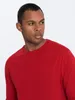 Ombre Clothing Langarm-T-Shirt für Männer Eliwn rot S Produktbild-Vorschau 5