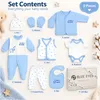 BLUE EYES Baby Geschenk Set 8-teilig, 100% Baumwolle, , Produktbild-Vorschau 2