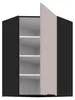 Küchen Eckhängeschrank 60x60 cm Küche ARONA Kaschmir beige Produktbild-Vorschau 2