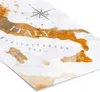 MuchoWow® MuchoWow® Gerahmtes Poster Weltkarte - Gold - Produktbild-Vorschau 7