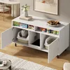 Katzentoiletten Schrank 120x50x66 cm Weiss Mit Produktbild-Vorschau 5