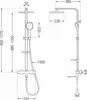 Set doccia MEXEN CQ33 nero Anteprima dell’immagine prodotto 2